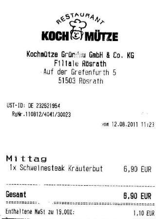 okeu Hffner Kochmtze Restaurant